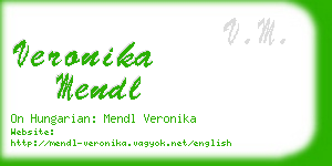 veronika mendl business card